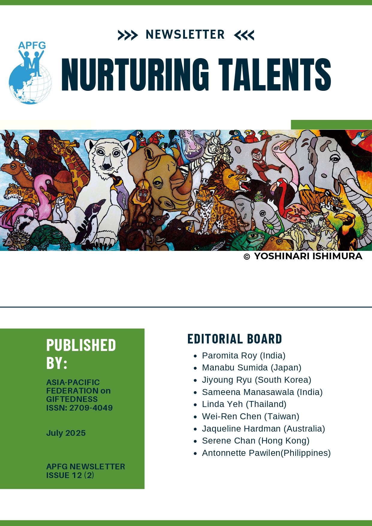 APFG Newsletter Volume 12, Issue 2 is Now Available!